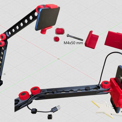 Cánh tay đa năng (Multifunctional Arm) gắn bàn hoặc tường