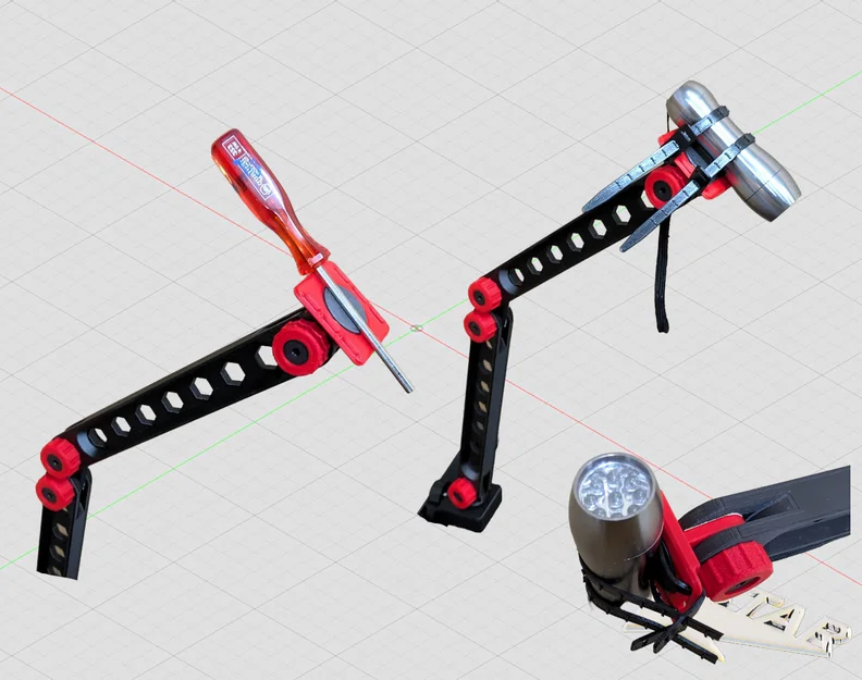 Cánh tay đa năng (Multifunctional Arm) gắn bàn hoặc tường - Image 2