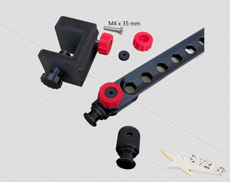 Cánh tay đa năng (Multifunctional Arm) gắn bàn hoặc tường - Image 3