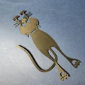 Mẫu in 3D kẹp sách hình chú mèo dễ thương (Cat Bookmark) - Thumbnail 2