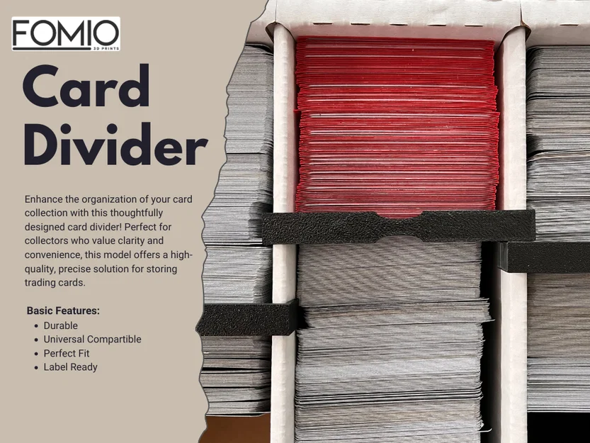 Vách Ngăn (Divider) Cho Hộp Đựng Thẻ Bài MTG / TCG - Image 1