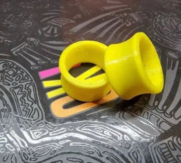 Mẫu khuyên tai Ear Plug (Tunnel) 3D in 20mm cá tính - Image 1