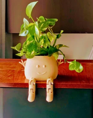 Chậu Cây Vui Vẻ (Happy Plant Pot) - Mô hình in 3D có chân cử động - Image 1