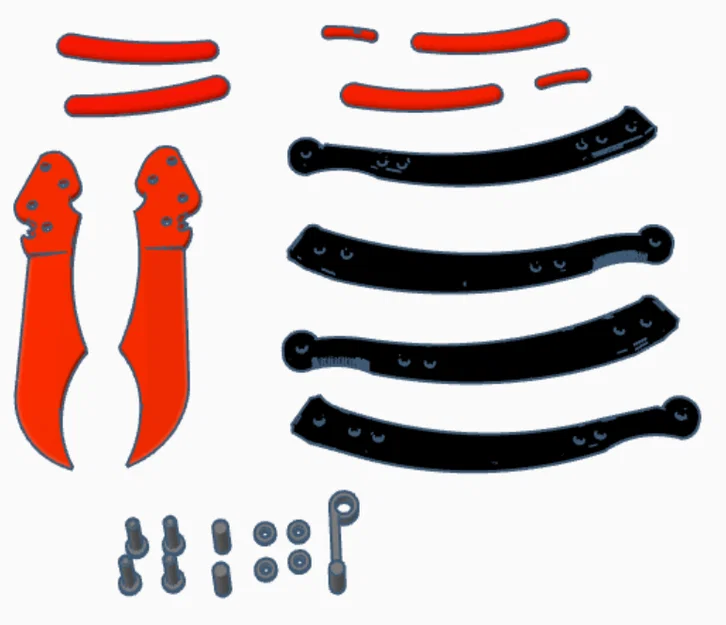 Mô hình dao bướm CSGO (Butterfly Knife) in 3D cực chất - Image 2