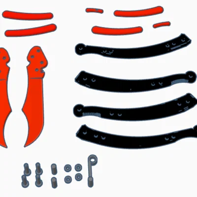 Mô hình dao bướm CSGO (Butterfly Knife) in 3D cực chất