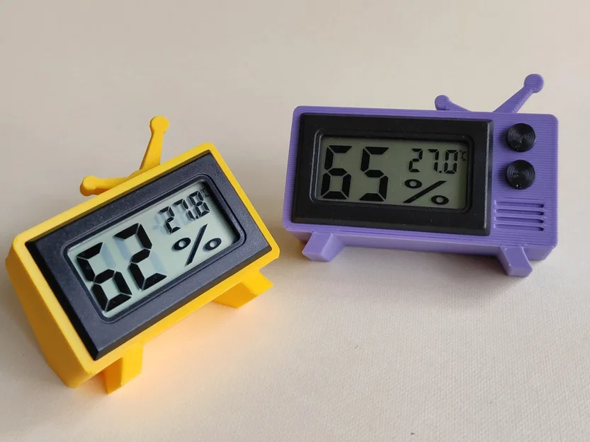 HygroVision - Vỏ máy đo độ ẩm phong cách tivi cổ điển - Image 1