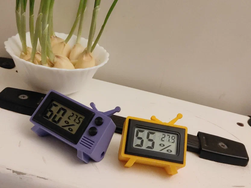 HygroVision - Vỏ máy đo độ ẩm phong cách tivi cổ điển - Image 2