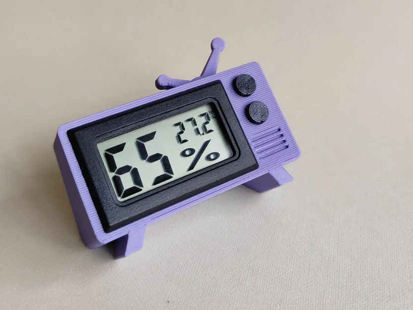 HygroVision - Vỏ máy đo độ ẩm phong cách tivi cổ điển - Image 5