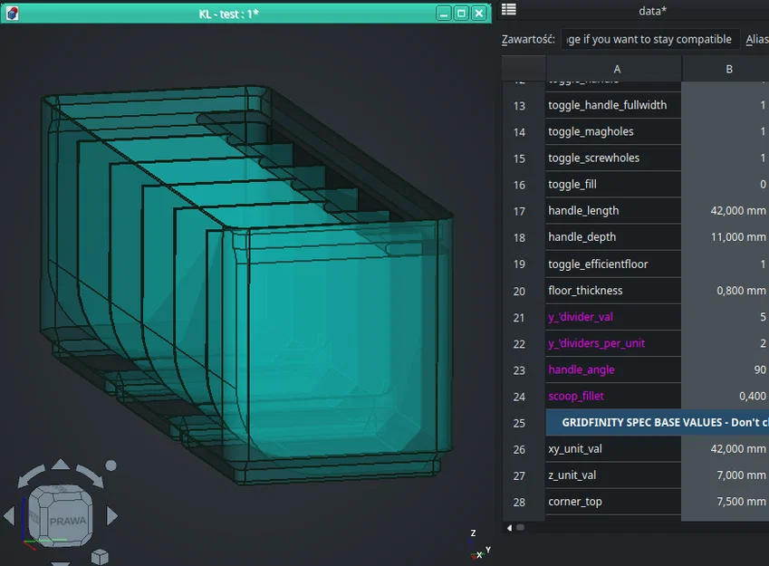 Template FreeCAD tham số đã được nâng cấp cho khay Gridfinity - Image 4