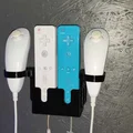 Giá treo tường 3D cho Wii Remote và Nunchuk gọn gàng - Thumbnail 1