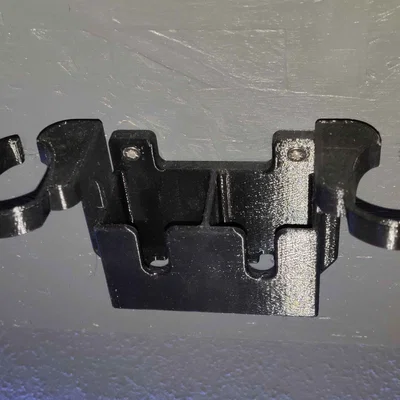 Giá treo tường 3D cho Wii Remote và Nunchuk gọn gàng