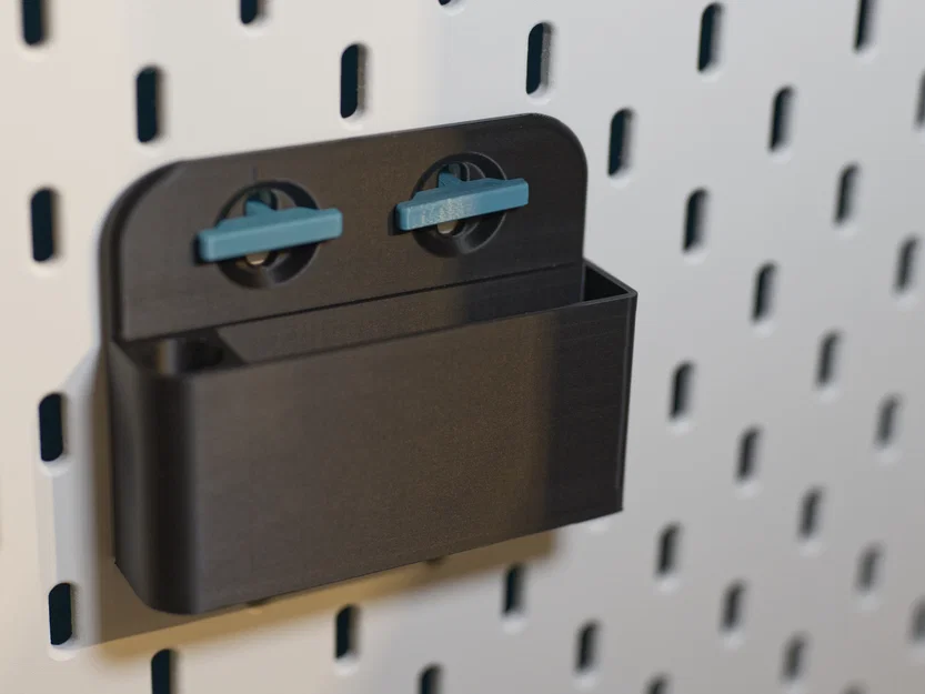 Khay đựng giấy nhớ và bút cho bảng treo Ikea Skadis (T-Clip System) - Image 2