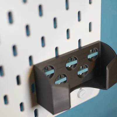 Giá treo bộ tua vít iFixit cho bảng Ikea Skadis (Hệ T-Clip)