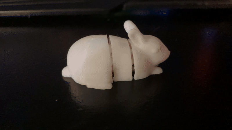 Chú Thỏ Dễ Thương Linh Hoạt (In trực tiếp - Print in place) - Thumbnail 1