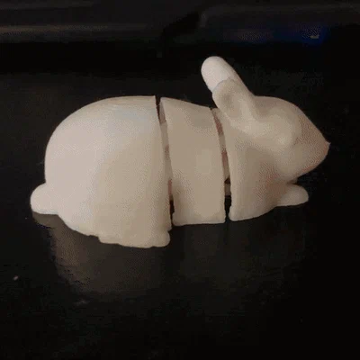 Chú Thỏ Dễ Thương Linh Hoạt (In trực tiếp - Print in place)