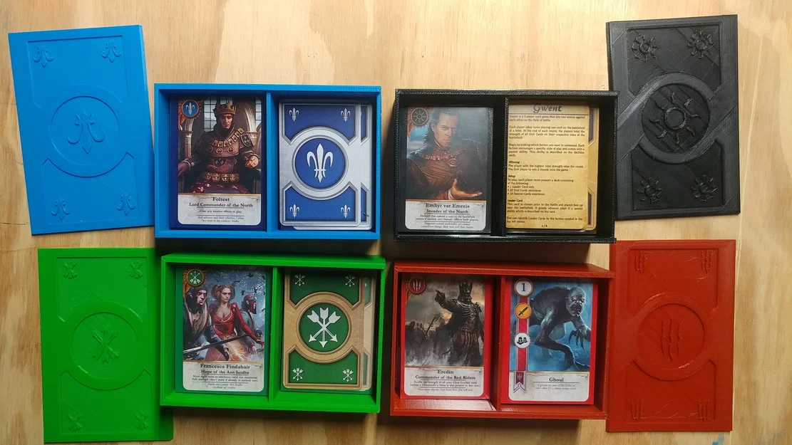 Bộ Hộp Đựng Thẻ Bài Gwent - Phụ Kiện Không Thể Thiếu Cho Fan Witcher - Image 1