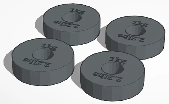 Bộ phụ kiện tập gym mini cho mô hình Lucky 13 đầy đủ chi tiết - Image 2