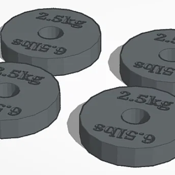 Bộ phụ kiện tập gym mini cho mô hình Lucky 13 đầy đủ chi tiết