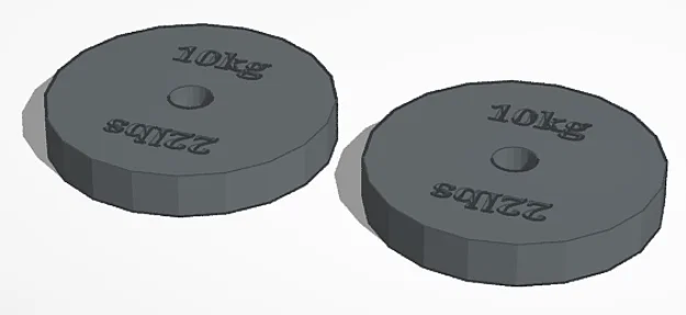 Bộ phụ kiện tập gym mini cho mô hình Lucky 13 đầy đủ chi tiết - Image 5