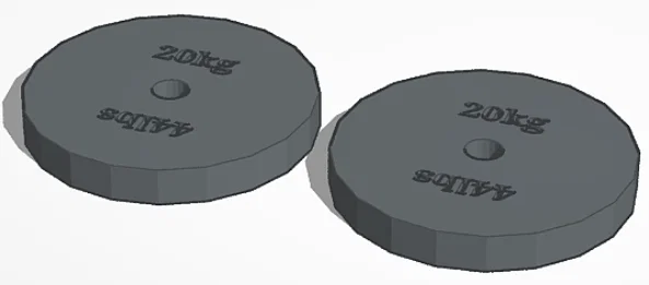 Bộ phụ kiện tập gym mini cho mô hình Lucky 13 đầy đủ chi tiết - Image 7