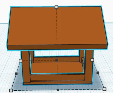 Mẫu máng ăn cho chim (Bird Feeder) thiết kế nhà gỗ 3D - Image 2