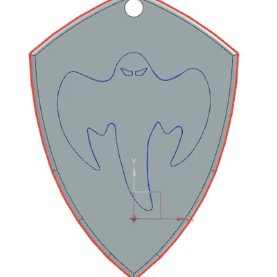 Móc khóa Koenigsegg Ghost Shield - Phụ kiện in 3D dành cho tín đồ siêu xe