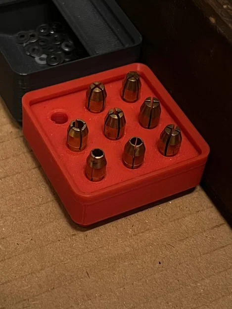 Khay đựng đầu kẹp mũi khoan Dremel chuẩn Gridfinity - Image 2