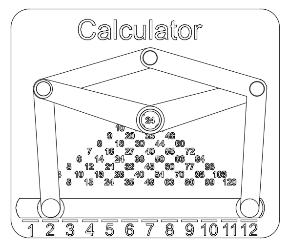 Mechanical Calculator - Máy tính cơ học in 3D không cần keo - Image 4