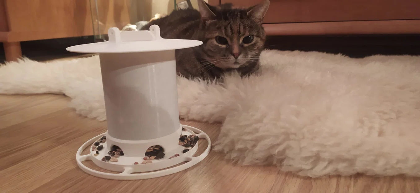 Mô hình máng ăn cho chim - Image 2