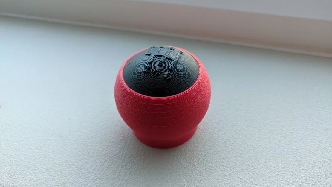 Núm cần số in 3D hai màu có thể tùy chỉnh - Image 1