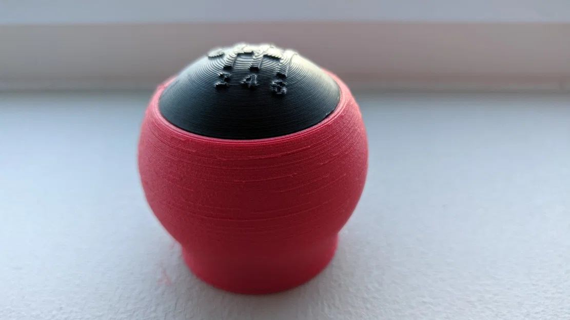 Núm cần số in 3D hai màu có thể tùy chỉnh - Image 2