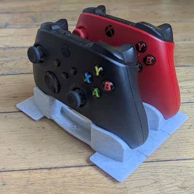 Giá đỡ đôi tay cầm Xbox trên đế Gridfinity