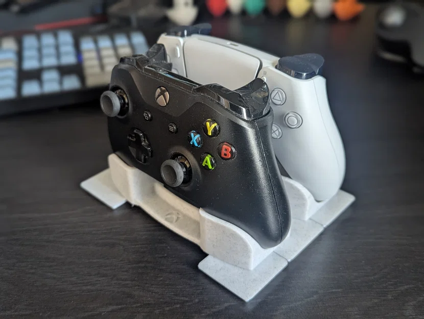 Giá đỡ đôi tay cầm Xbox trên đế Gridfinity - Image 4