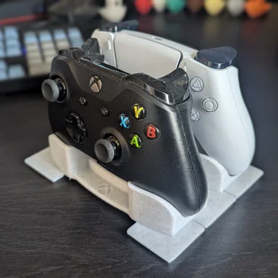 Giá đỡ đôi tay cầm Xbox trên đế Gridfinity