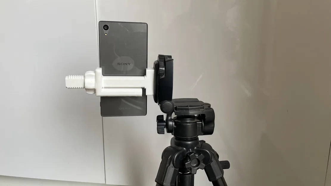 Giá đỡ điện thoại cho Tripod (Smartphone Tripod Adapter) in 3D - Image 2