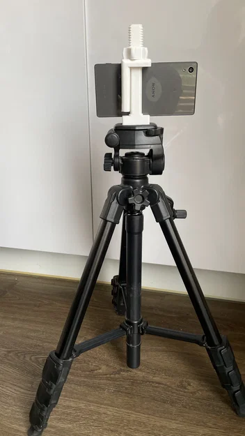 Giá đỡ điện thoại cho Tripod (Smartphone Tripod Adapter) in 3D - Image 3