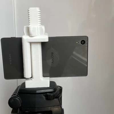 Giá đỡ điện thoại cho Tripod (Smartphone Tripod Adapter) in 3D