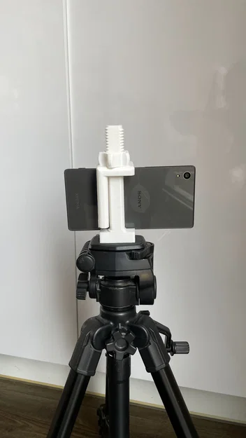 Giá đỡ điện thoại cho Tripod (Smartphone Tripod Adapter) in 3D - Image 6