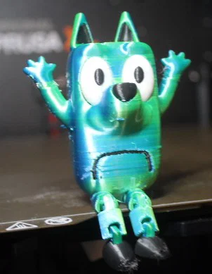 Mô hình nhân vật Bluey cử động (Articulated) in 3D dễ thương - Image 1