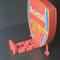 Mô hình khiên Arsenal FC có chân linh hoạt cực chất cho fan - Thumbnail 2
