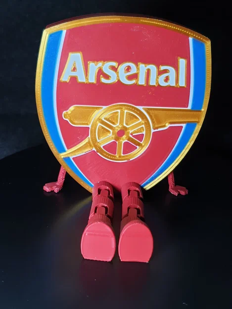 Mô hình khiên Arsenal FC có chân linh hoạt cực chất cho fan - Image 4