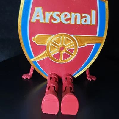 Mô hình khiên Arsenal FC có chân linh hoạt cực chất cho fan