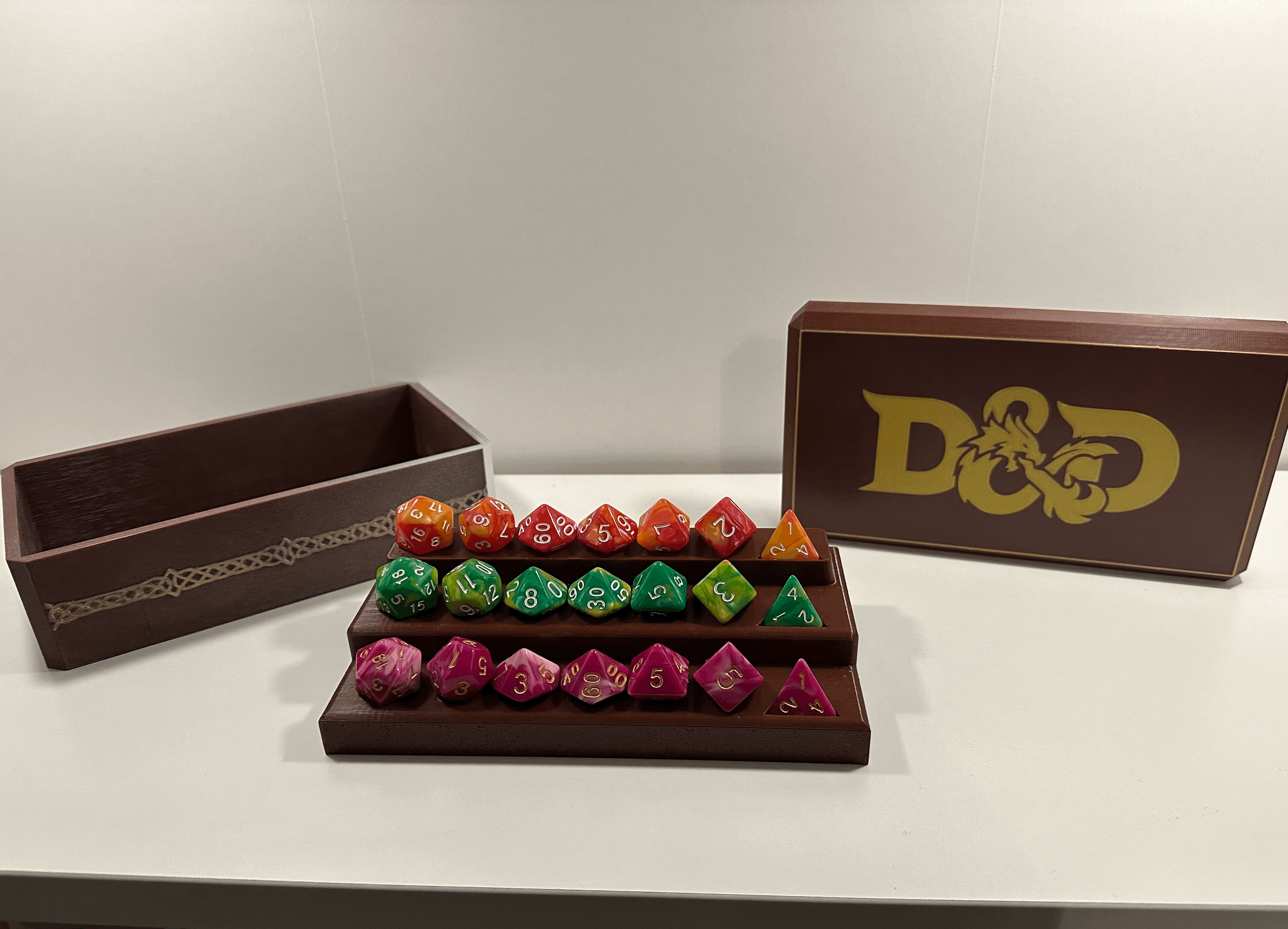 Hộp đựng xúc xắc 3D kết hợp khay trưng bày tiện lợi cho D&D - Image 3