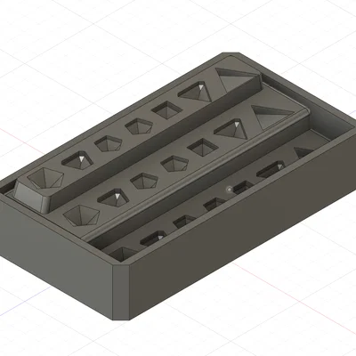 Hộp đựng xúc xắc 3D kết hợp khay trưng bày tiện lợi cho D&D