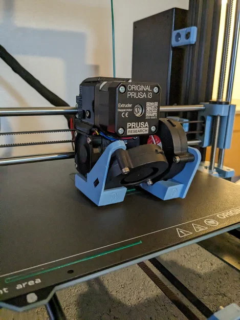 Ngàm và ống dẫn gió đôi (Dual Fan Mount/Duct) cho Prusa MK3S - Image 1