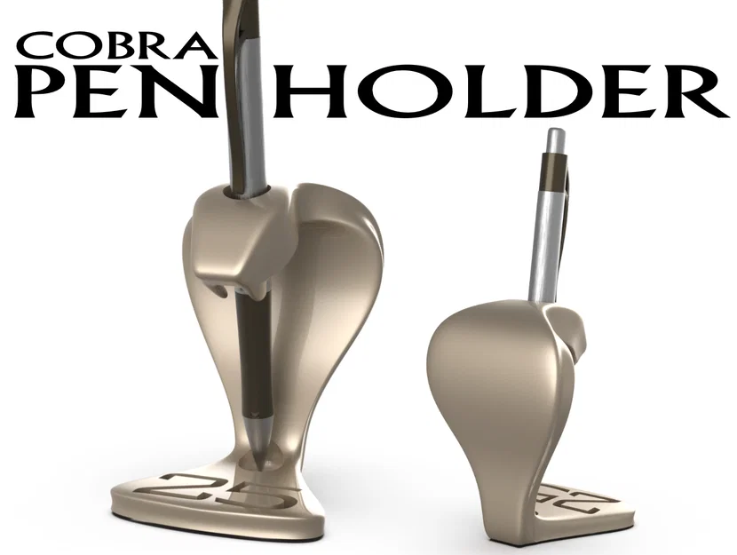 Cobra Pen Holder - 2025 - Năm Ất Tỵ - Ống Đựng Bút Hình Rắn Hổ Mang - Image 1