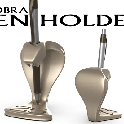 Cobra Pen Holder - 2025 - Năm Ất Tỵ - Ống Đựng Bút Hình Rắn Hổ Mang