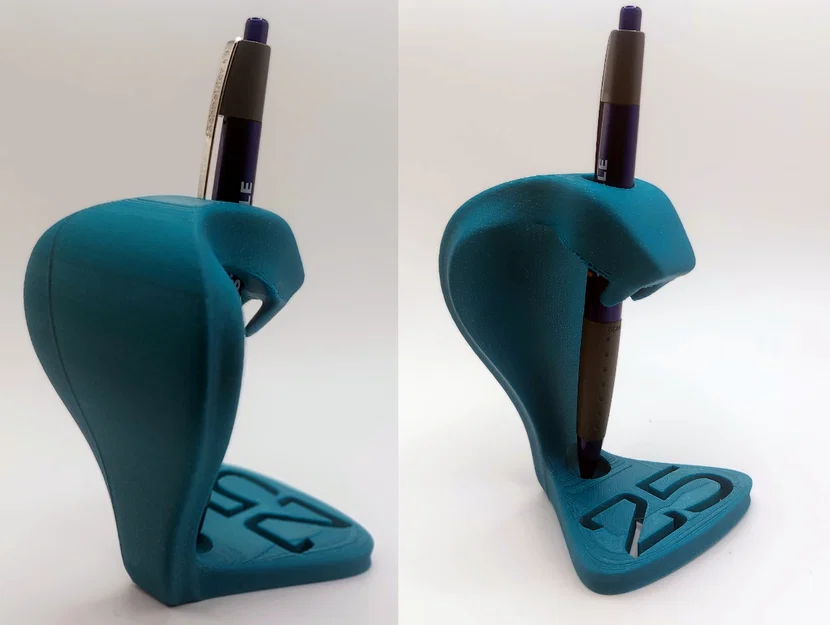 Cobra Pen Holder - 2025 - Năm Ất Tỵ - Ống Đựng Bút Hình Rắn Hổ Mang - Image 3