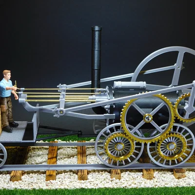 Đầu máy hơi nước đầu tiên - Mô hình cơ khí lịch sử