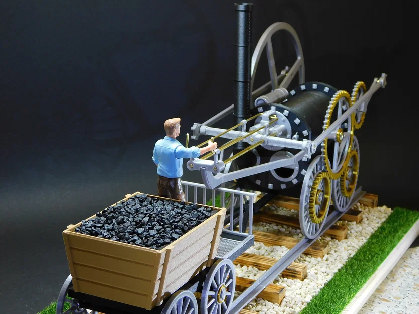 Đầu máy hơi nước đầu tiên - Mô hình cơ khí lịch sử - Image 4